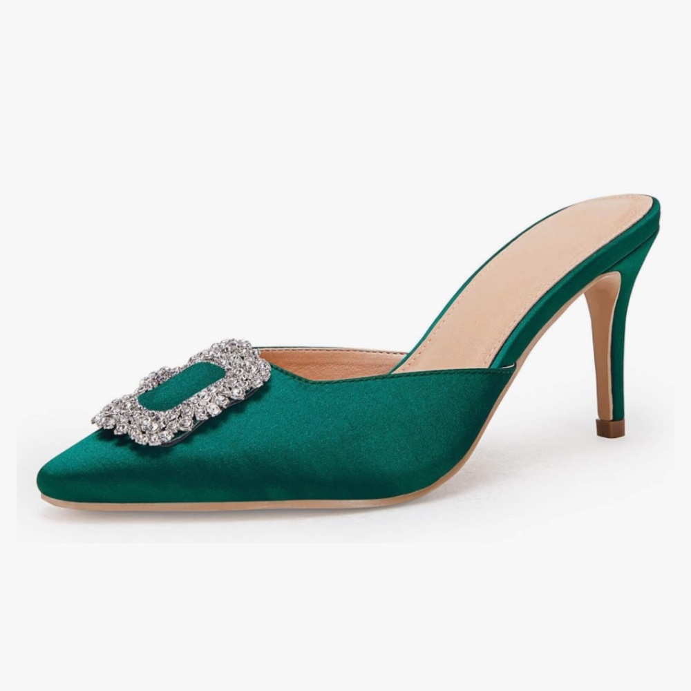 Pointed Tow Mule Sandals